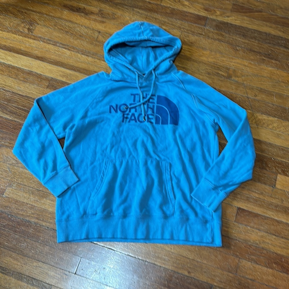 The North Face Women’s Logo Hoodie, Storm Blue, Large